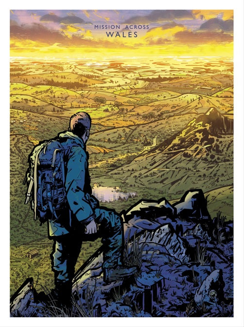 MISSION ACROSS WALES POSTER