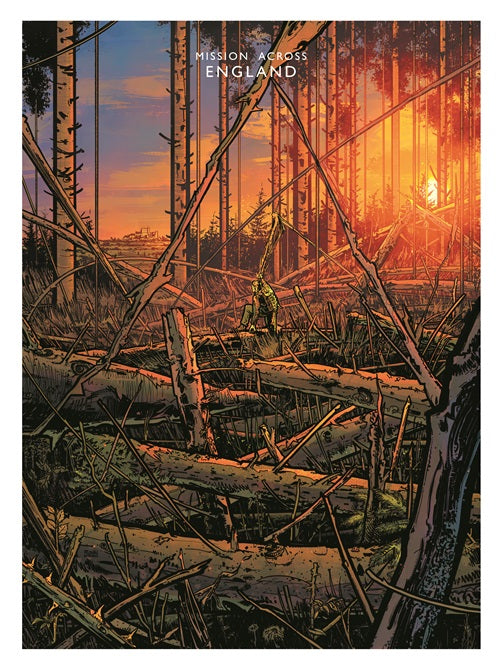 MISSION ACROSS ENGLAND POSTER